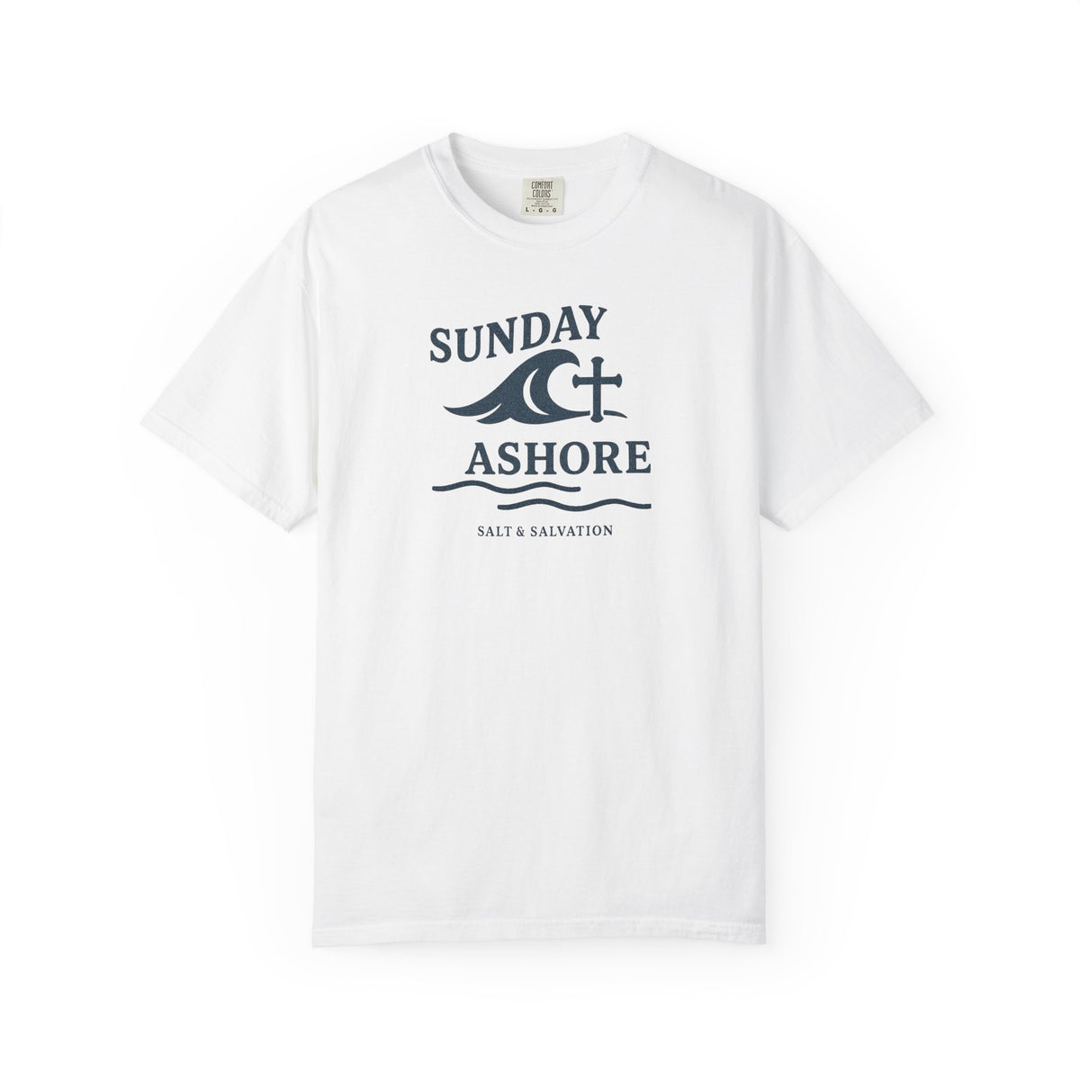 Sunday Ashore T-Shirt — Salt & Salvation Coastal Tee