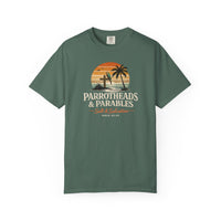 Coastal Faith T-Shirt | Parrotheads & Parables Beach Sunset Essentials | Salt & Salvation | Liberty & Victory