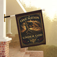 Patriotic Garden Flag | One Nation Under... 1776–2026 Founders Line | America 250 | Liberty & Victory