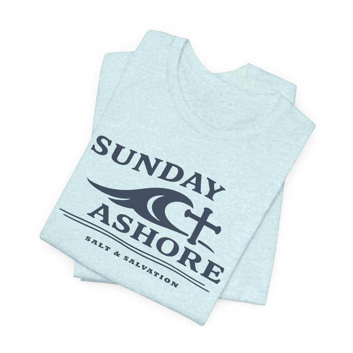 Sunday Ashore Tee | Coastal Surf Faith T-Shirt