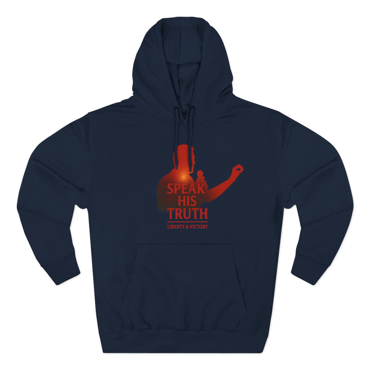 Speak His Truth Hoodie — Christian Faith Graphic Pullover