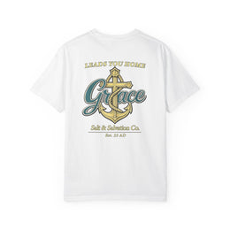 Coastal Faith | Grace Leads You Home — Coastal Christian Faith T-Shirt | Veteran-Owned Small Business | Liberty & Victory Co.