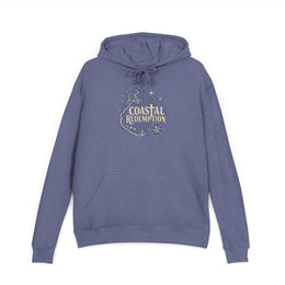 Coastal Faith Hoodie | Coastal Redemption Lighthouse & Compass French Terry Pullover | Salt & Salvation | Veteran-Owned | Liberty & Victory Co.