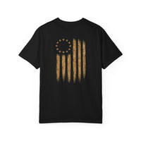 Patriotic Faith | We Ride Tonight — T-Shirt Original Midnight Rider 1775 The Ride Continues | Veteran-Owned Small Business | Liberty & Victory Co.
