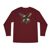Patriotic Long Sleeve Tee | One Nation Under God Eagle & Rider | ONUG × OMR | Veteran-Owned | Liberty & Victory Co.