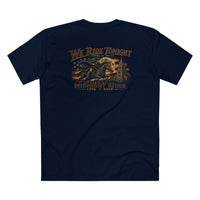 Patriotic Christian T-Shirt | We Ride Tonight-RWB Edition Original Midnight Rider 1776–2026 | Liberty & Victory Co.