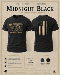 America 250 & OMR | We Ride Tonight Revere 1775 Edition Ultra-Premium Signature Line | Liberty & Victory Co.