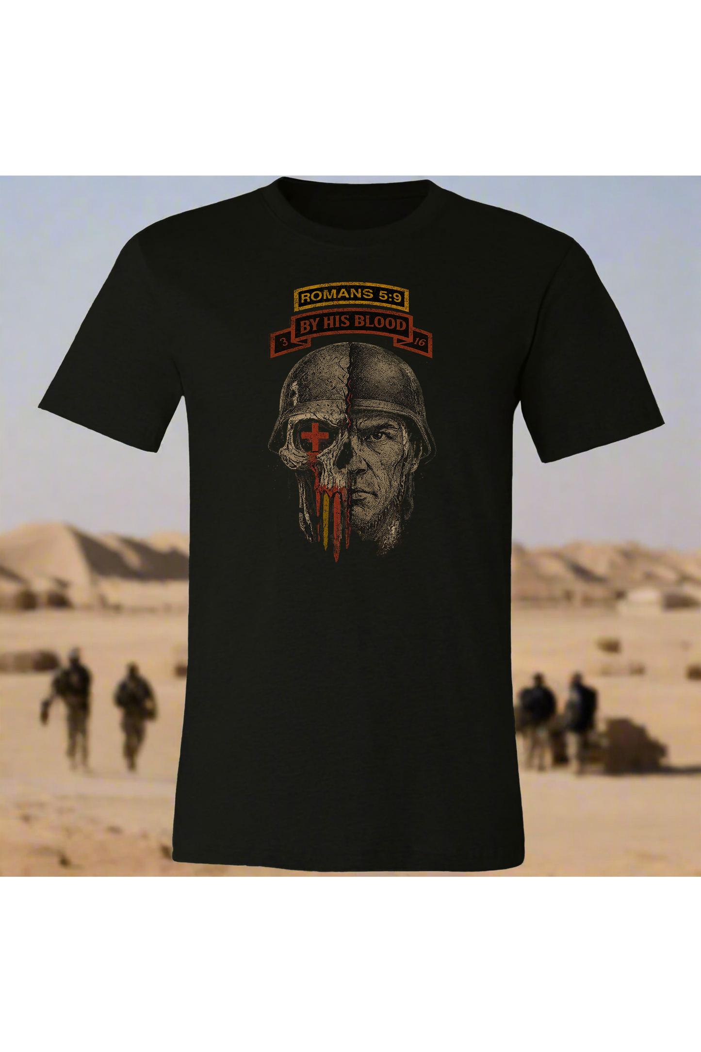 "Through Him "– 5:9 Premium Warrior Tee
