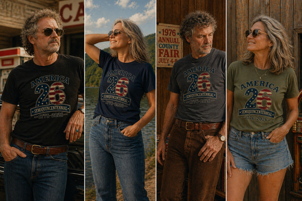 Patriotic T-Shirt | America 250 Semiquincentennial Essentials | Liberty-In-One | Liberty & Victory