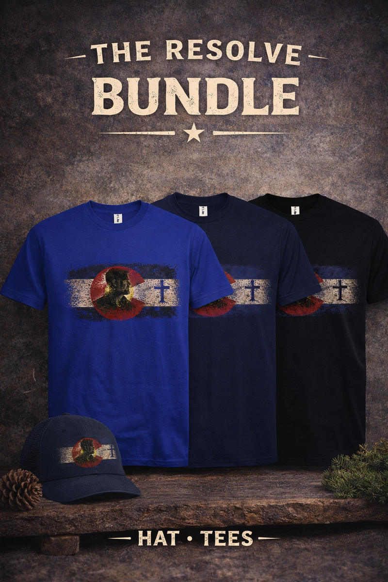 Victor Marx Resolve Bundle - Premium Tee & Richardson 115 Hat