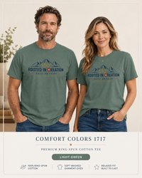 Christian T-Shirt | Rooted in Creation | Built on Faith | Mountain + Sun | Colorado 150th | Wonder & Wander | Signature Line | Veteran-Owned | Liberty & Victory Co.