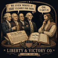 Patriotic Christian Sticker Bundle | 'We Even Wrote It Very Clearly For Them' | Liberty & Victory Co.