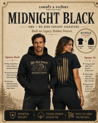 America 250 & OMR | We Ride Tonight Revere 1775 Edition Ultra-Premium Signature Line | Liberty & Victory Co.