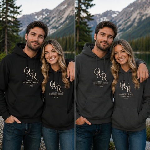 Christian Patriotic Hoodie | Original Midnight Rider — Everyday Essentials | Built for Daily Wear | Liberty-In-One | Liberty & Victory