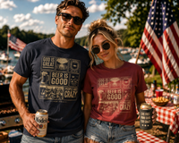 Christian Patriotic T-Shirt | God Is Great, Beer Is Good 1776 Founders Line | Salt & Salvation · Liberty-In-One | Liberty & Victory