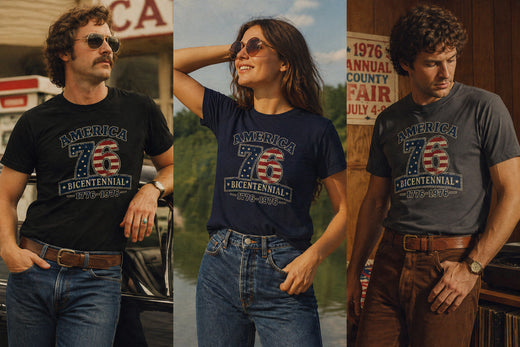 Patriotic T-Shirt | America 1776 Bicentennial 76 Essentials | Liberty-In-One | Liberty & Victory