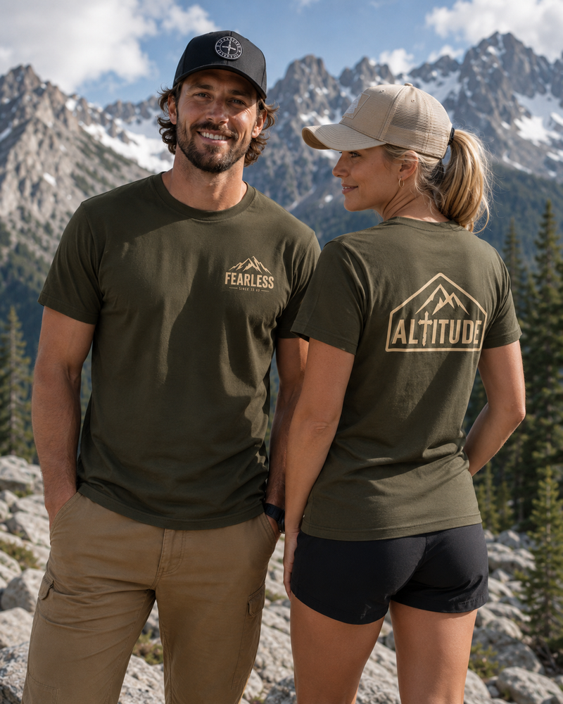 Mountain Faith | Fearless Since 33 AD — Christian Mountain Faith T-Shirt | Liberty & Victory Co.