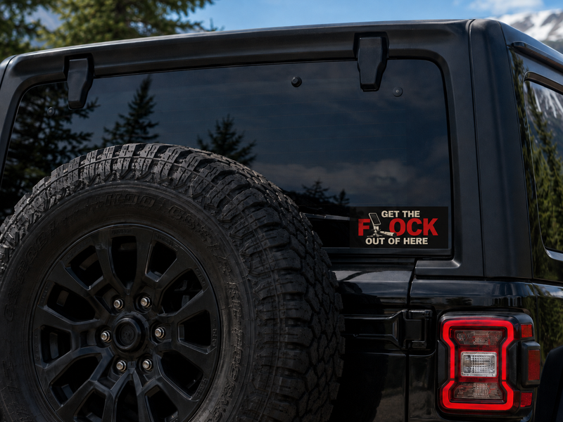 Liberty-In-One | 2-Get the Flock Out of Here — Liberty Bumper Stickers | Liberty & Victory Co.