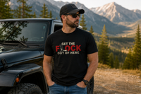 Liberty-In-One | Get the Flock Out of Here — Funny Graphic T-Shirt | Veteran-Owned Small Business | Liberty & Victory Co.