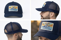 Christian Coastal Trucker Hat | Sunday Ashore | Richardson 115 Embroidered | Liberty & Victory