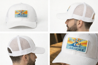 Christian Coastal Trucker Hat | Sunday Ashore | Richardson 115 Embroidered | Liberty & Victory