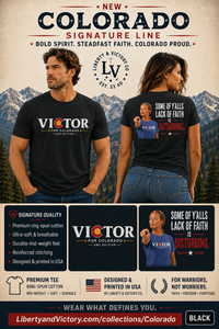 Christian T-Shirt | Victor for Colorado Some of Y'all's Lack of Faith Is Disturbing | GMS Edition | Liberty-In-One | Signature Line | Veteran-Owned | Liberty & Victory Co.