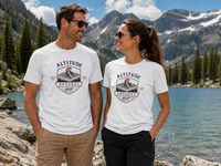 Christian | Altitude Apparel — T-Shirt | Mountain Faith × Higher Living | Est. 33 AD | Veteran-Owned Small Business | Liberty & Victory Co.