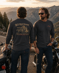 Patriotic Faith | OMR Unforgiven — Signature Heritage Long Sleeve | We Ride Tonight × April 18, 1775 | Veteran-Owned Small Business | Liberty & Victory Co.