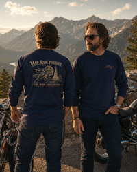 Patriotic Faith | OMR Unforgiven — Signature Heritage Long Sleeve | We Ride Tonight × April 18, 1775 | Veteran-Owned Small Business | Liberty & Victory Co.