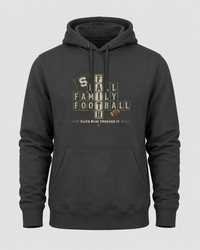 Faith & Sport | Fall Family Football — Hoodie | Faith Runs Through It-Michigan State Edition | Game Day Faith Hoodie | Veteran-Owned Small Business | Liberty & Victory Co.