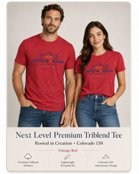 Christian T-Shirt | Rooted in Creation | Faith & Nature Tee | Wonder & Wander | Signature Line | Veteran-Owned | Liberty & Victory Co.