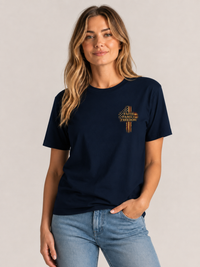 Christian Patriotic T-Shirt | One Nation Under... & Family Freedom Faith Crossover | Liberty-In-One | Liberty & Victory