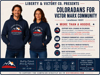 Victor Marx for Colorado | Community Mountain Hoodie | CFVM | Liberty & Victory Co.