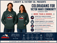 Victor Marx for Colorado | Community Mountain Hoodie | CFVM | Liberty & Victory Co.