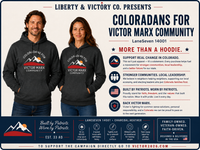 Victor Marx for Colorado | Community Mountain Hoodie | CFVM | Liberty & Victory Co.