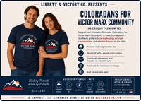 Victor Marx for Colorado | Community Official Tee | CFVM | Liberty & Victory Co.