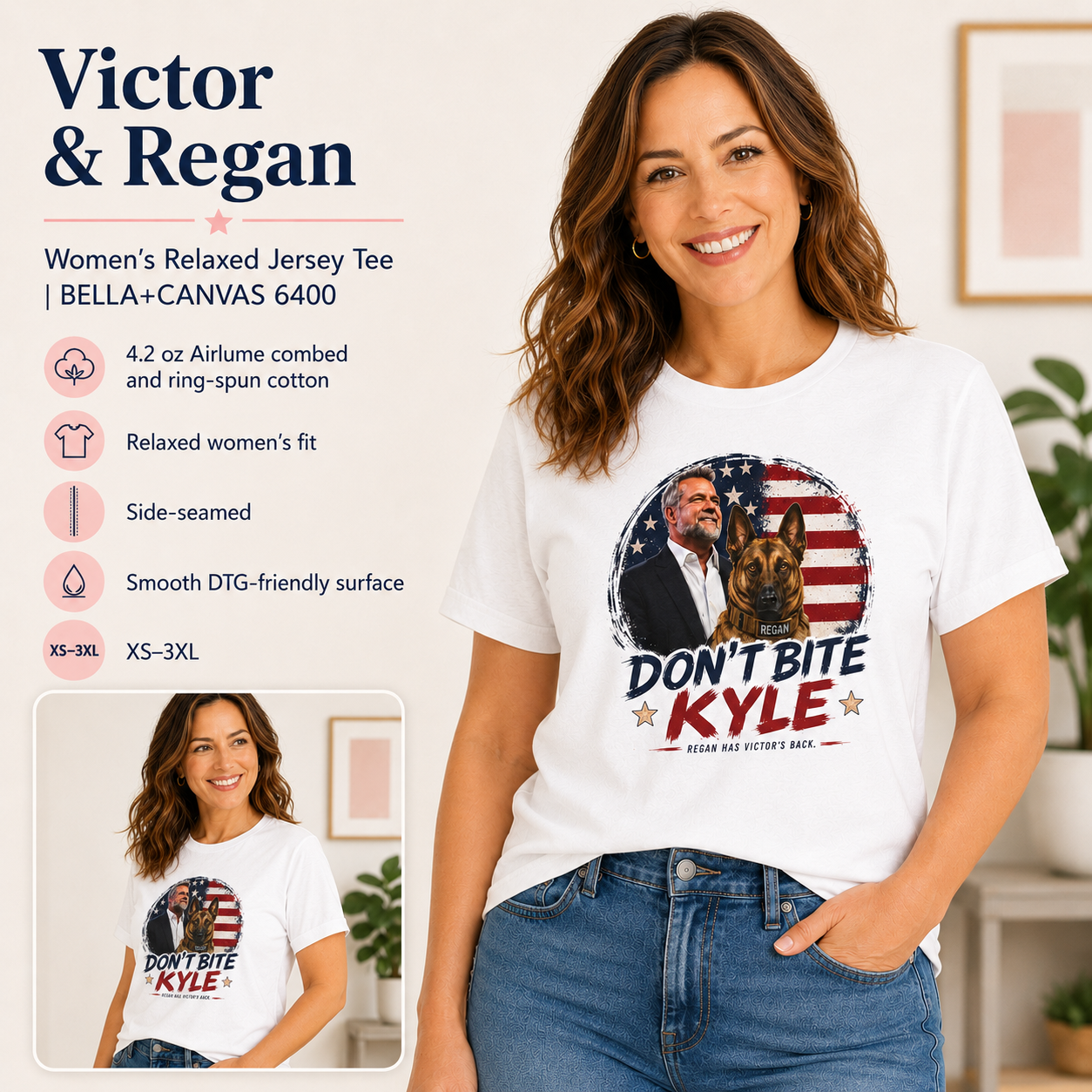 Victor Marx for Colorado | Victor & Regan Premium Women's Tee | CFVM | Liberty & Victory Co.