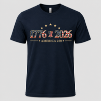 Patriotic Christian T-Shirt | America 1776–2026 | 250th Anniversary | Everyday Essentials | Liberty & Victory Co.