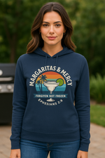 Margaritas & Mercy “Forgiven Not Frozen” Premium Hooded Tee