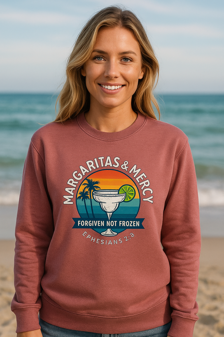 Christian Hoodie Margaritas & Mercy – Women’s Design - back view - Liberty & Victory