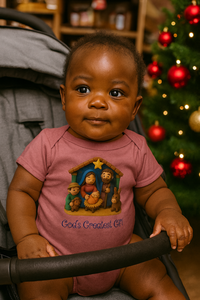 Christian T-Shirt God's Greatest Gift Infant One Design - lifestyle view - Liberty & Victory