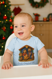 Christian T-Shirt God's Greatest Gift Infant One Design - view 7 - Liberty & Victory