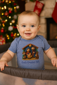 Christian T-Shirt God's Greatest Gift Infant One Design - view 10 - Liberty & Victory