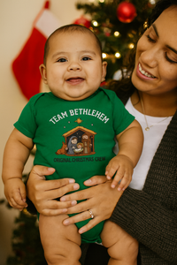 Christian T-Shirt Team Bethlehem Infant Bodysuit Design - view 7 - Liberty & Victory