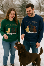 Adidas "Let it Snow" Fleece Crewneck Sweatshirt