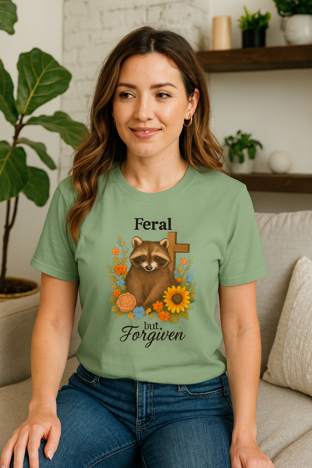 Feral But Forgiven Women's Relaxed Tee