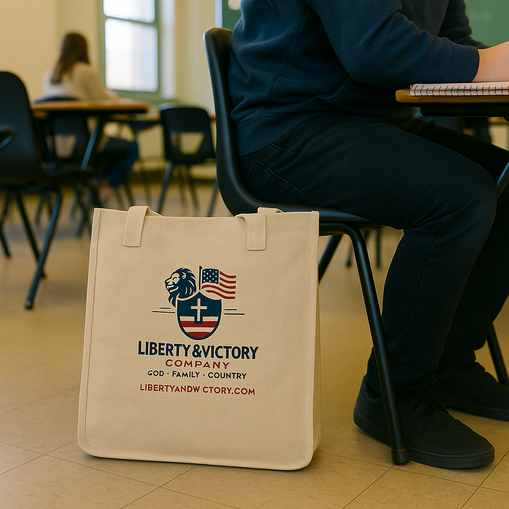 Liberty and Victory Hemp Tote