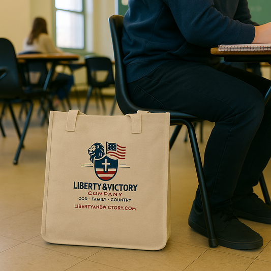 Liberty and Victory Hemp Tote