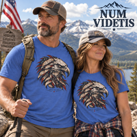 Patriotic | Num Videtis — Can't You See T-Shirt Eagle & We the People Graphic | Veteran-Owned Small Business | Liberty & Victory Co.