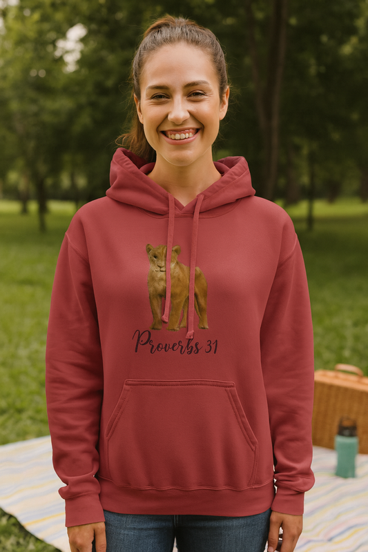 Proverbs 31 Lioness Adult Hoodie